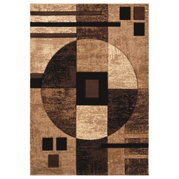 Manmade 1 ft. 10 in. x 2 ft. 8 in. Bristol Epsilon Brown Rectangle Accent Rug MA3080003 - main